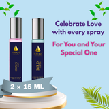 NAUQA™ Perfume Combo – Crown Gaze (Women) & Bold Haven (Unisex) | Luxury Long Lasting Extrait de Parfum | 2 x 15ml Travel Size