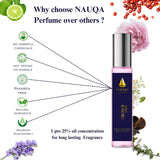 NAUQA™ CROWN GAZE – Luxury Long Lasting Perfume for Women(15ml) | Floral & Musky Extrait de Parfum | Elegant Premium Gift for Her